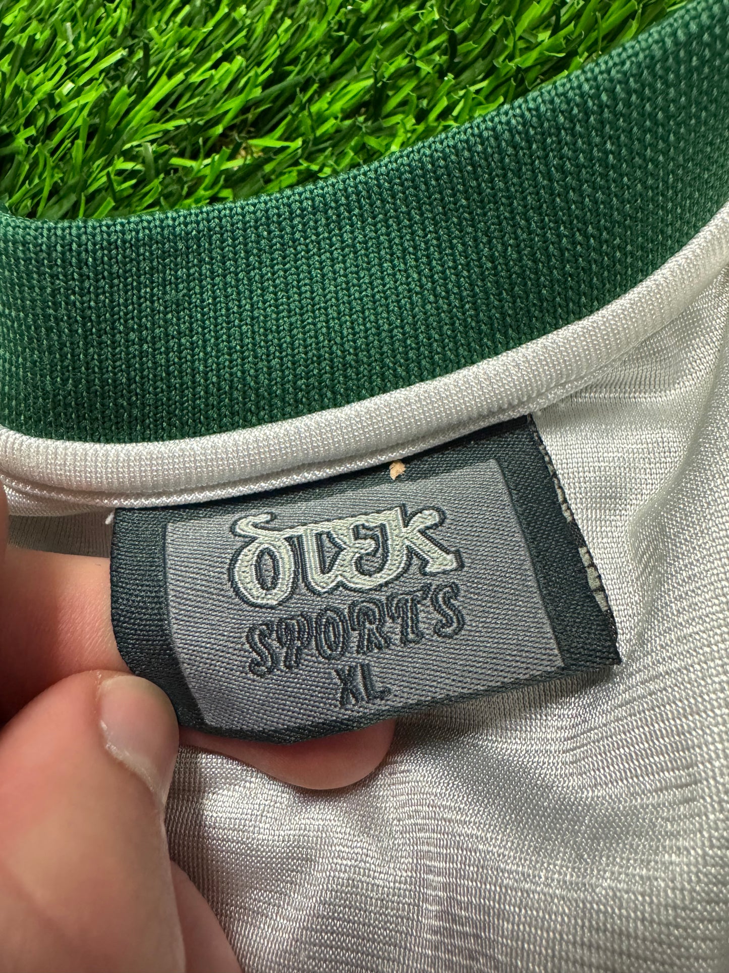 90s Boston Celtics Larry Bird #33 Embroidered Stek Sports Jersey (XL)