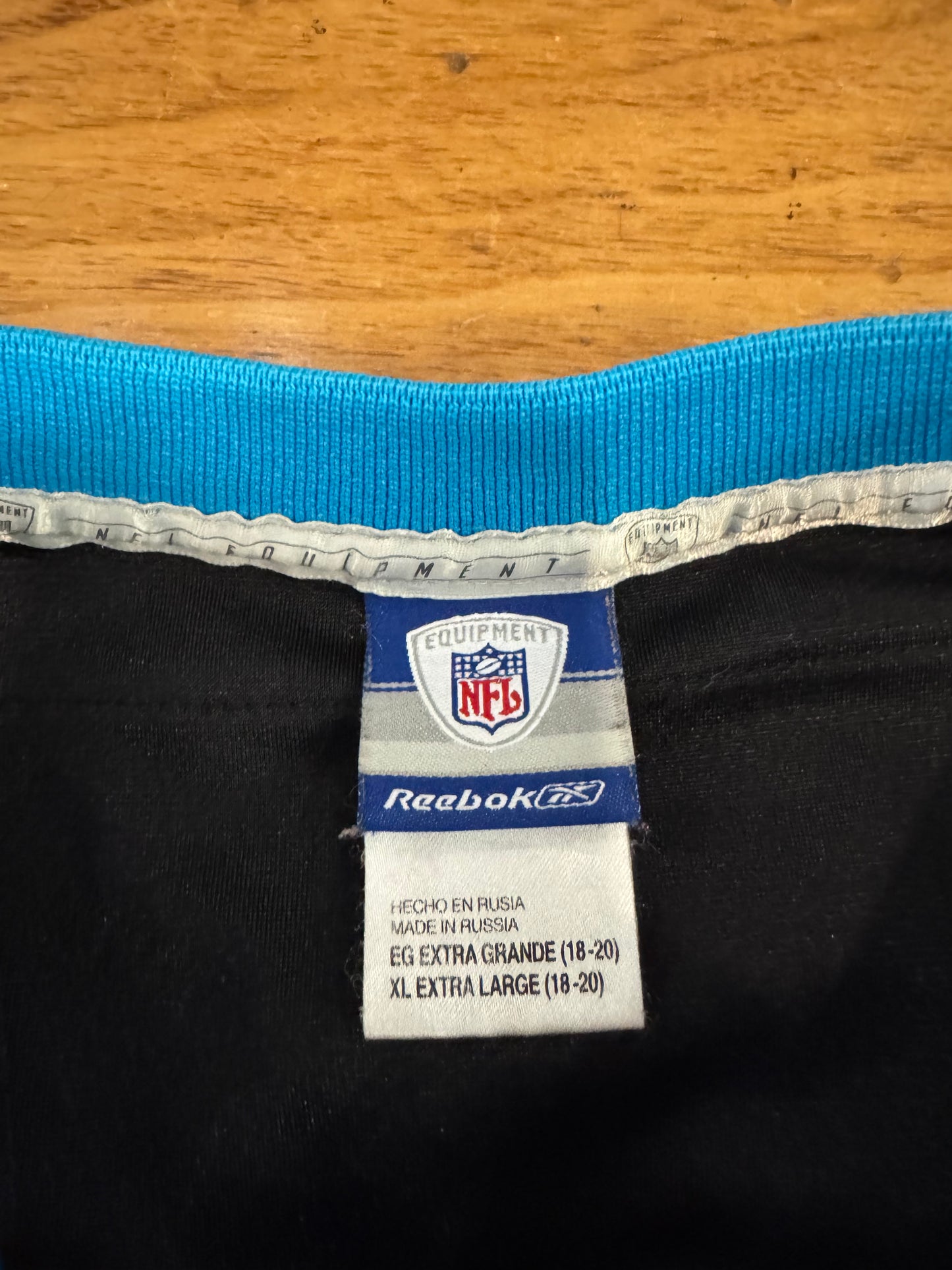 00s Carolina Panthers Stephen Davis Home Football Jersey (Youth XL)