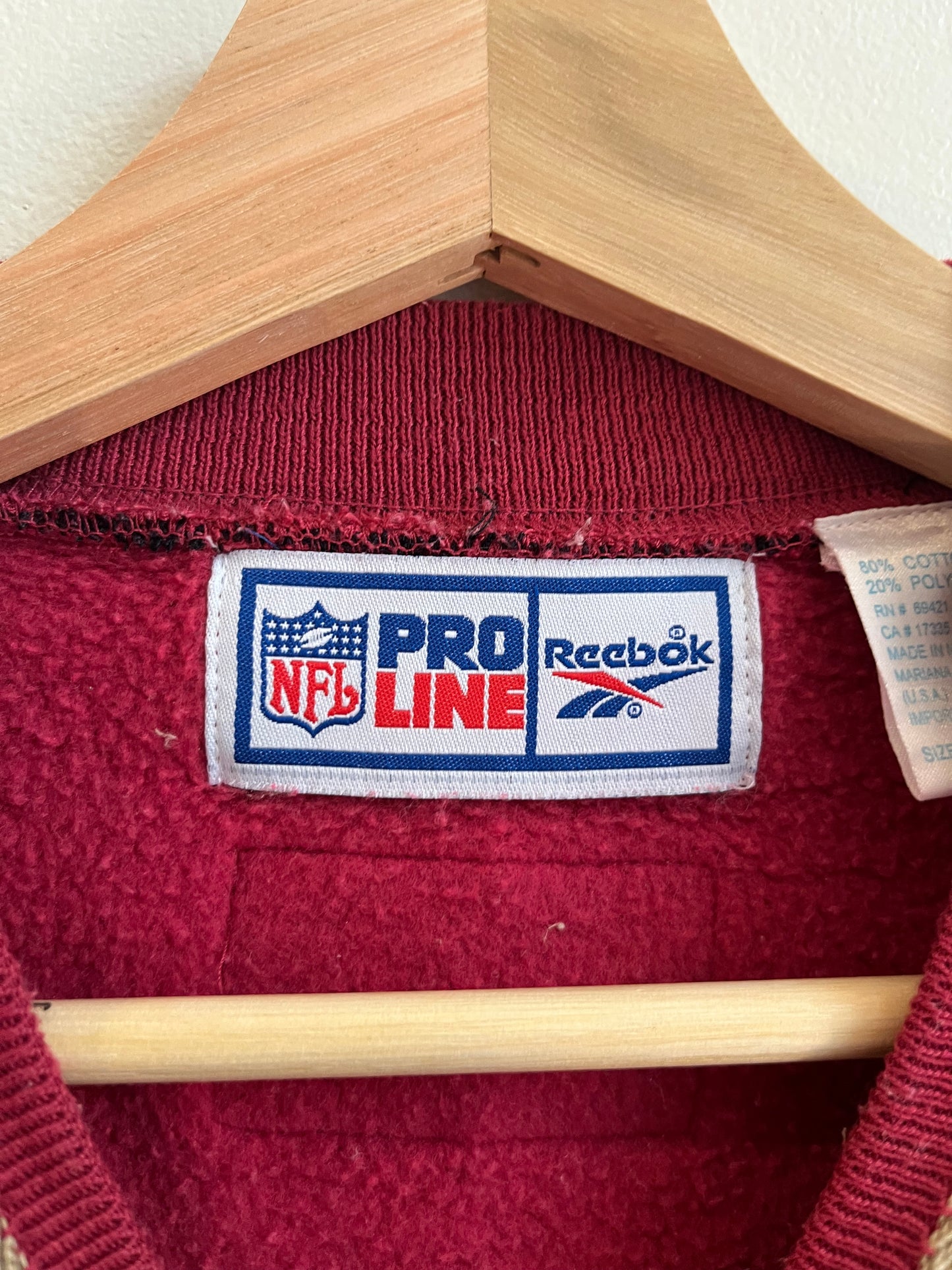90s San Francisco 49ers Reebok Pro Line Crewneck (M)