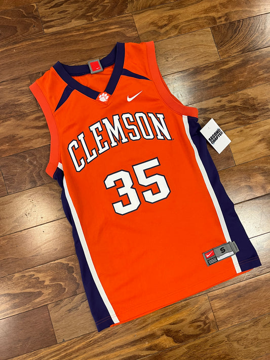 00s Clemson Basketball #35 Nike Jersey (S)