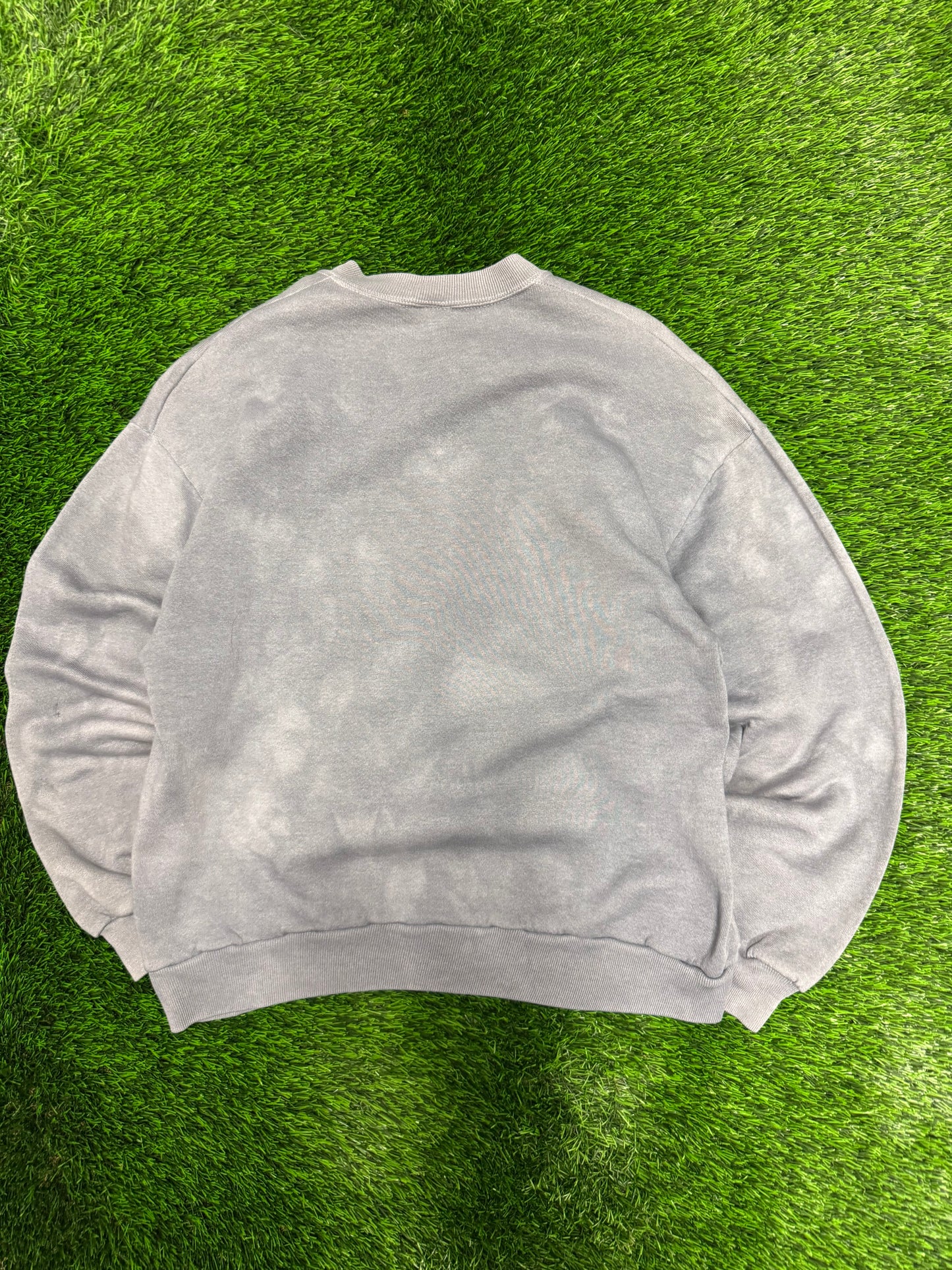 90s University of North Carolina UNC Plaid Letters Vintage Crewneck (L)