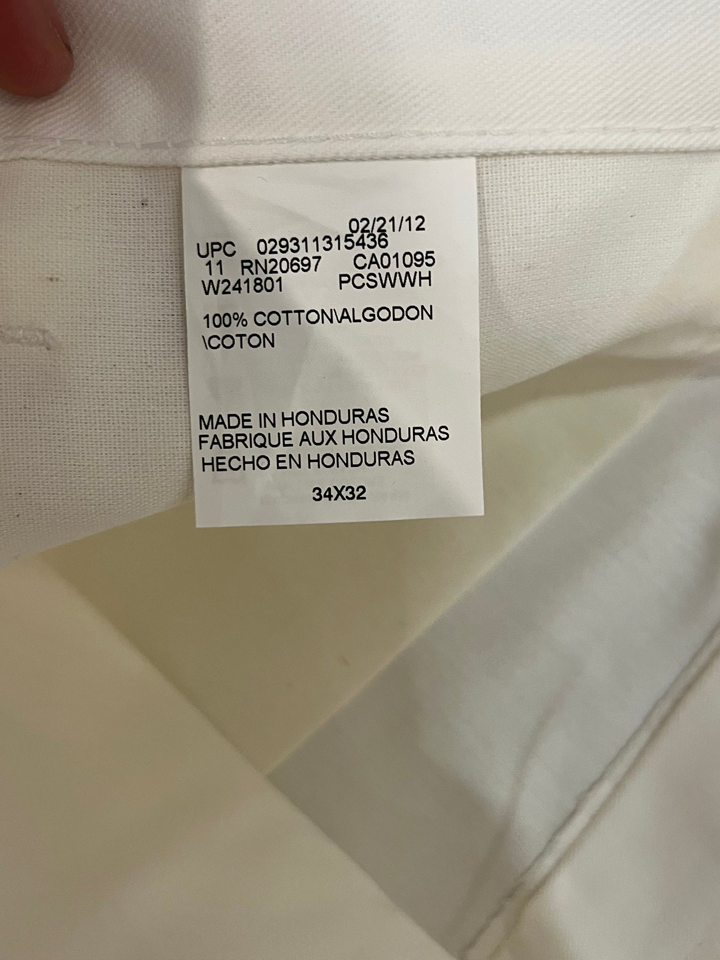 00s Dickies Sherwin William Deadstock White Painter Pants (34 x 32)