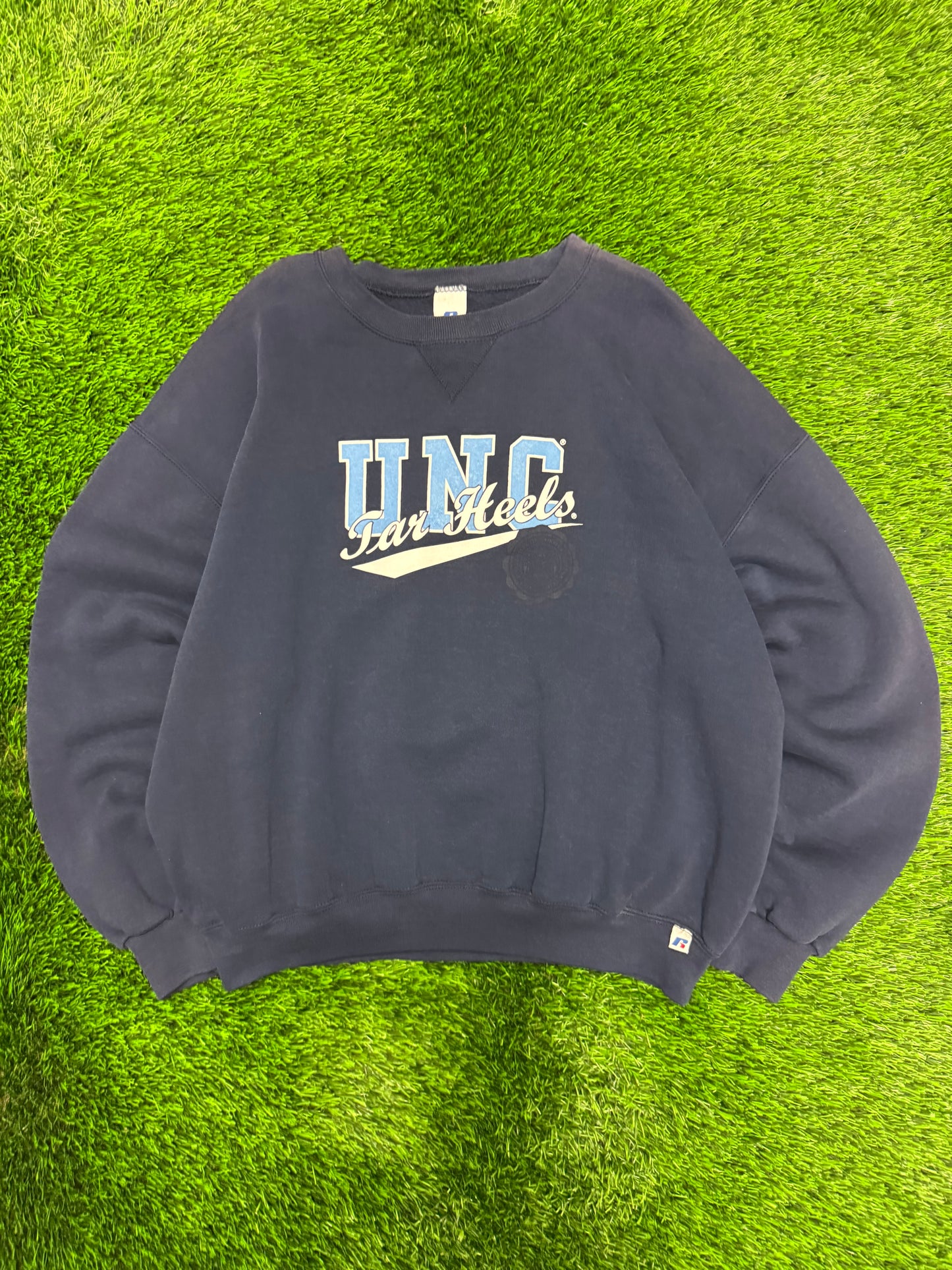 90s University of North Carolina UNC Tar Heels Vintage Russell Crewneck (XL)