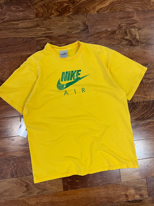 00s Nike Air Yellow Tee (XL)