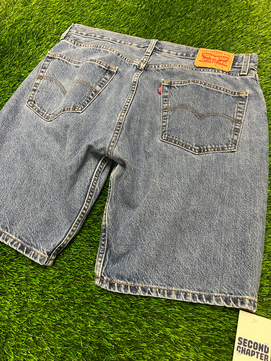 Levi's 505 Blue Jean Shorts (36)