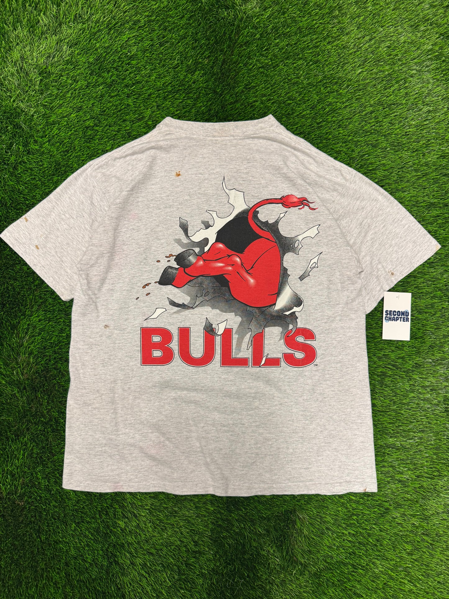 90s Chicago Bulls Breakthrough Nutmeg NBA Tee (XL)