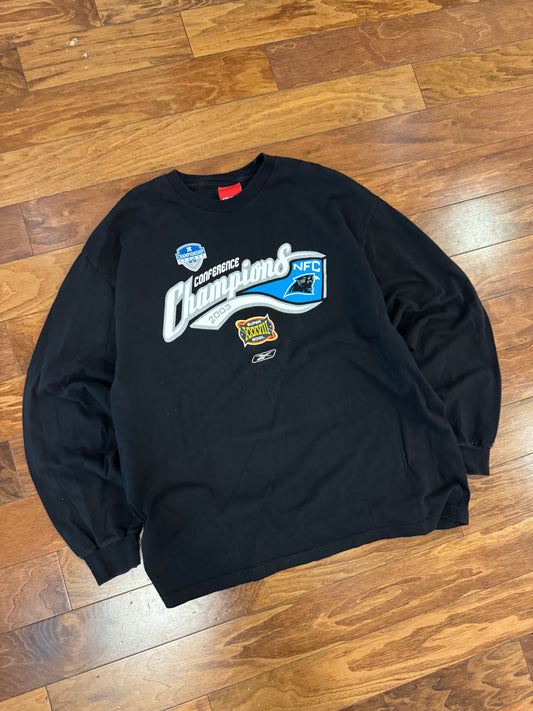 2003 Panthers Championship Game Long-Sleeve Shirt (XL)