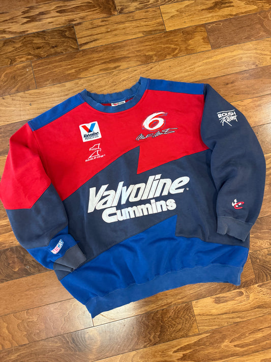 90s Valvoline Cummins Mark Martin Nascar Crewneck (XL)