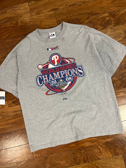2008 Philadelphia Phillies World Series Tee (XXL)