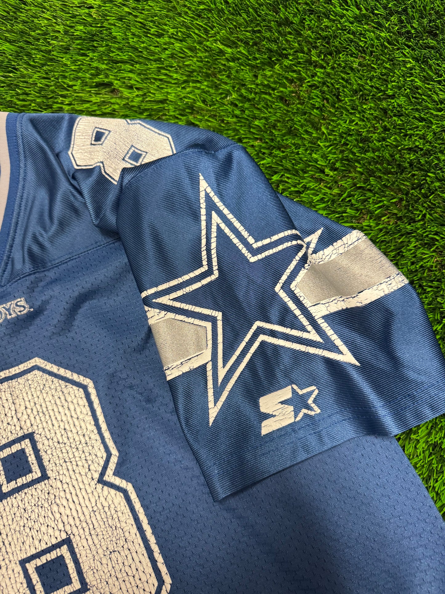 1995 Dallas Cowboys Troy Aikman #8 Starter Jersey (L)