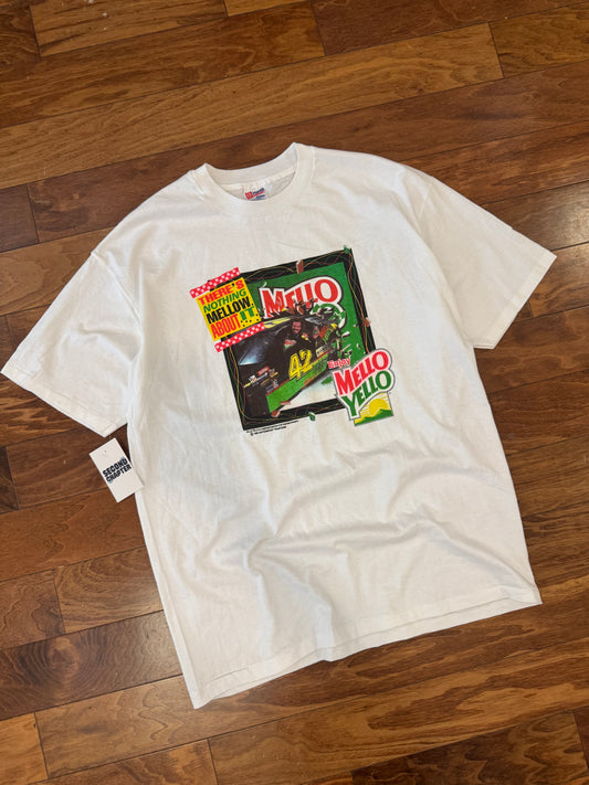 1993 Nascar Mellow Yellow Hanes Graphic Tee (XL)