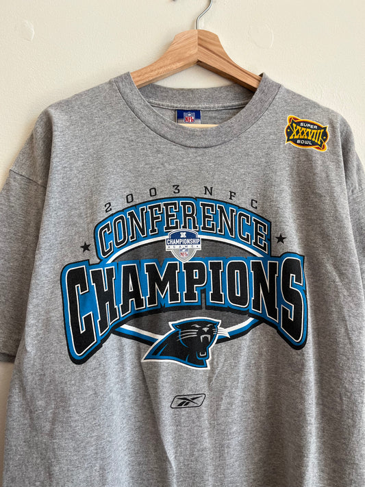 2003 Carolina Panthers Conference Champions Tee (L)