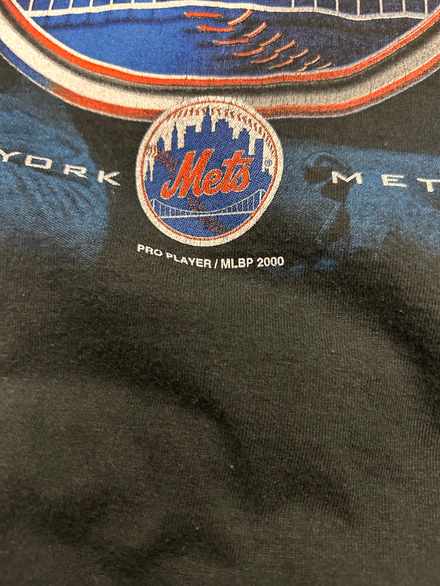 2000 New York Mets Big Logo Vintage MLB Graphic Tee (M)