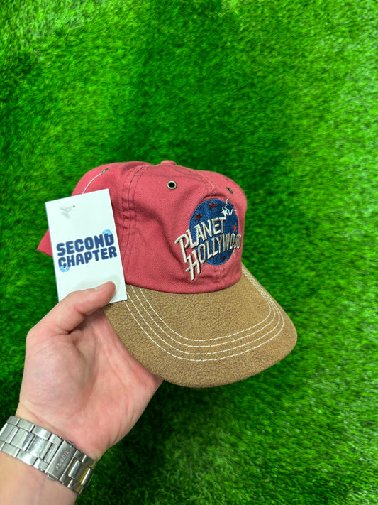1995 Planet Hollywood Spell Out Vintage Adjustable Hat (OS)