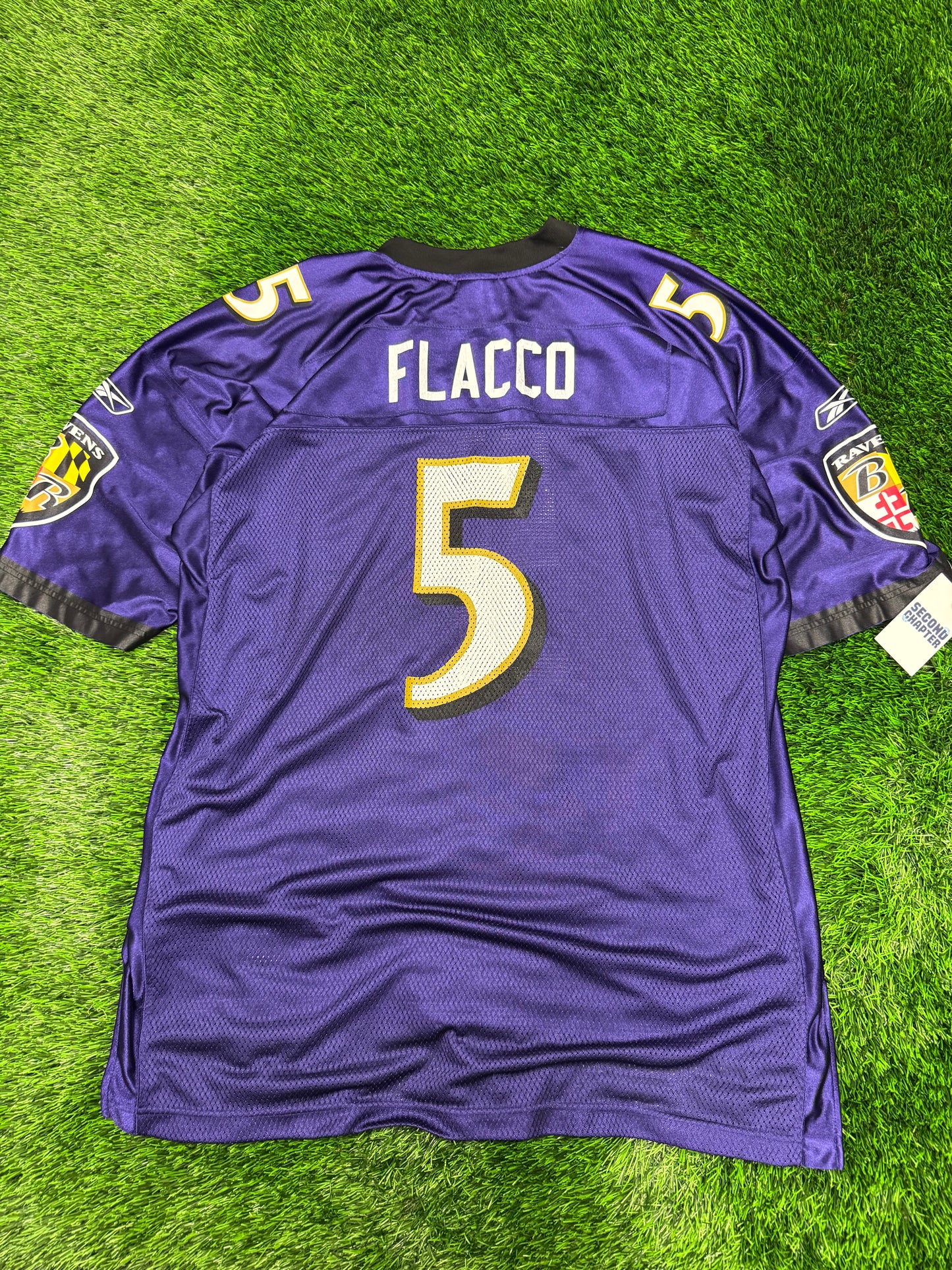 Baltimore Ravens Joe Flacco #5 Reebok Jersey (XXL)