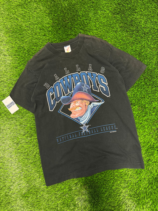 1996 Dallas Cowboys Big Face Graphic Tee (L)