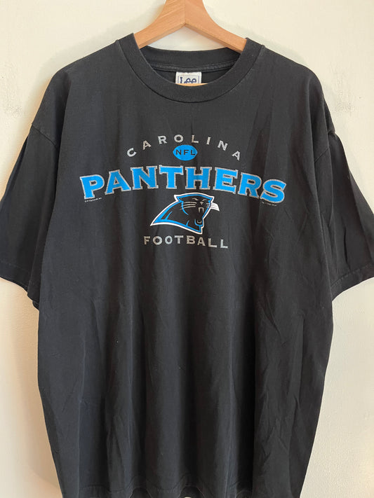 2000 Carolina Panthers Football Spell Out Tee (XL)