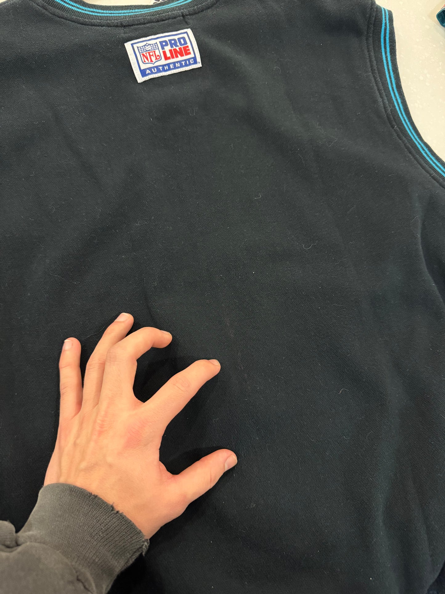 90s Carolina Panthers Reebok Pro Line Vest (XL)