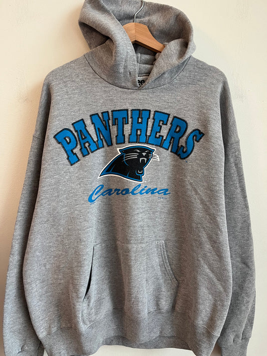 1995 Carolina Panthers Lee Grey Essential Hoodie (L)
