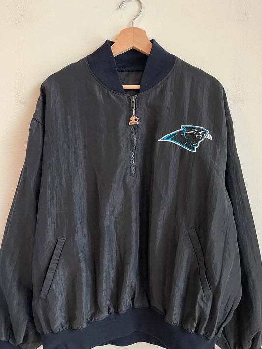 90s Carolina Panthers Starter 1/4 Zip NFL Team Jacket (XL)