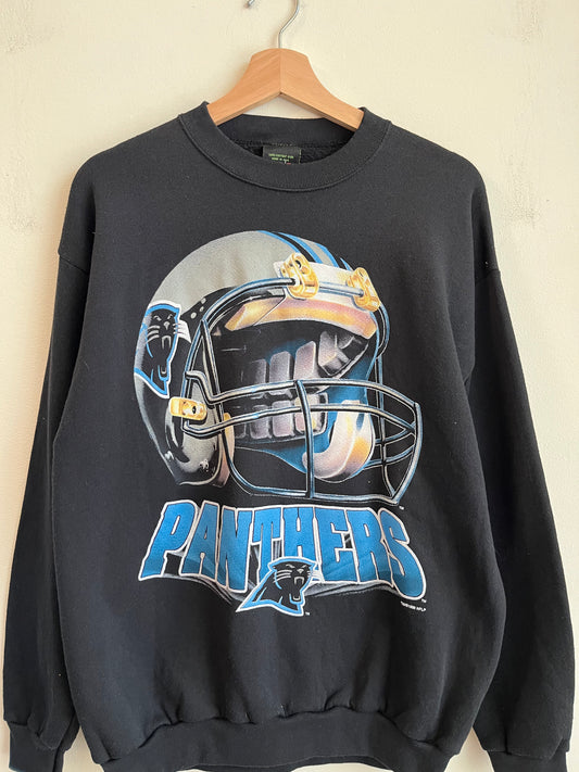 1996 Carolina Panthers Helmet Graphic TSI Crewneck (L)