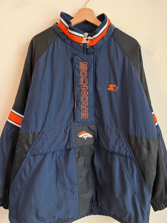 90s Denver Broncos Starter Puffer Jacket (L)