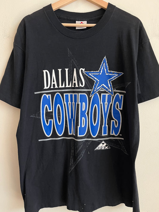 90s Dallas Cowboys Apex One Front/Back Tee (L)