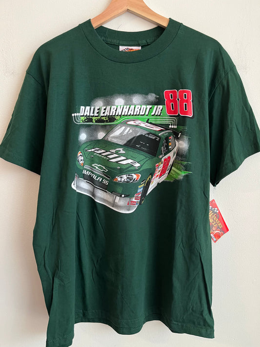 2008 Dale Jr AMP Green Deadstock Nascar Tee (L)