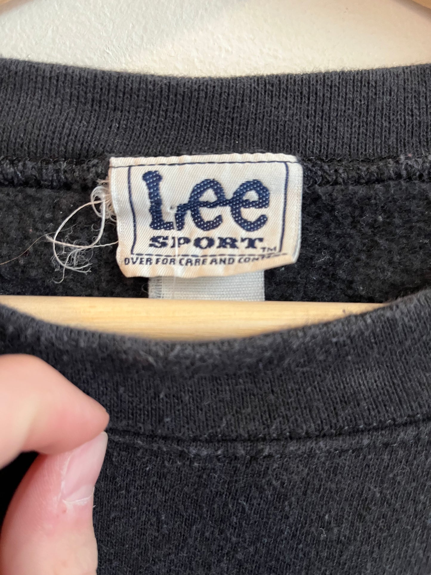 1990s New Orleans Saints Lee Embroidered Black Crewneck (XL)
