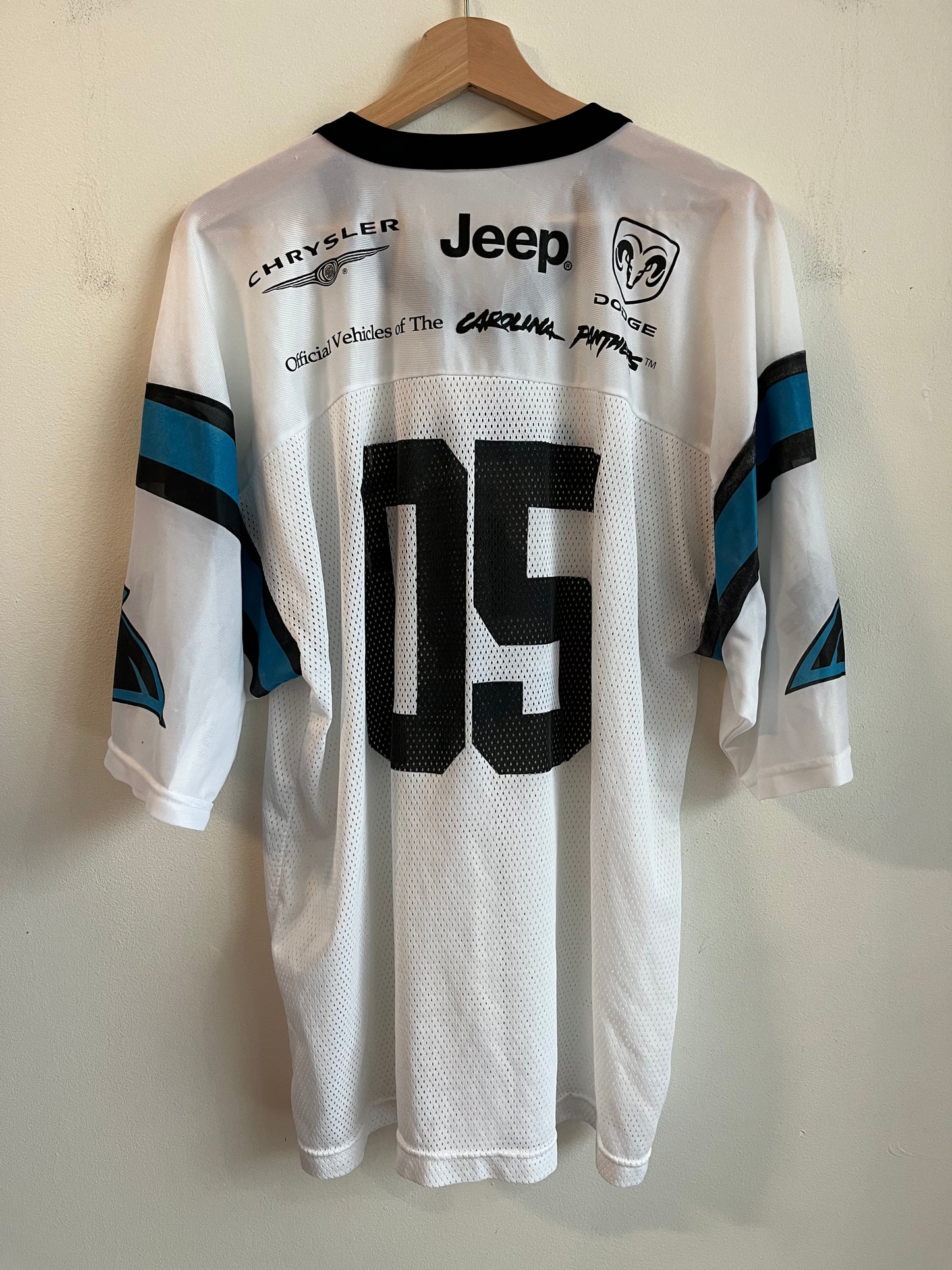 00s Carolina Panthers Jeep Away Jersey (XL)