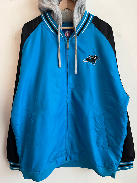 00s Carolina Panthers Reebok Hooded Jacket (XL)