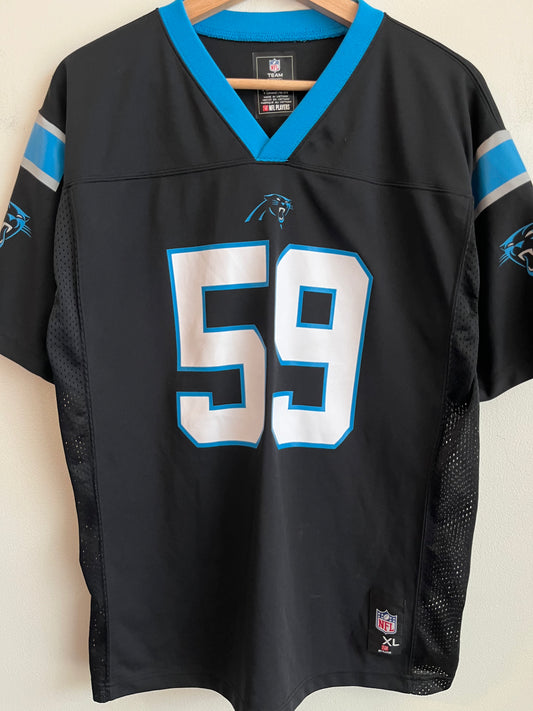 2010s Carolina Panthers Luke Kuechly NFL Players Jersey (Youth XL)