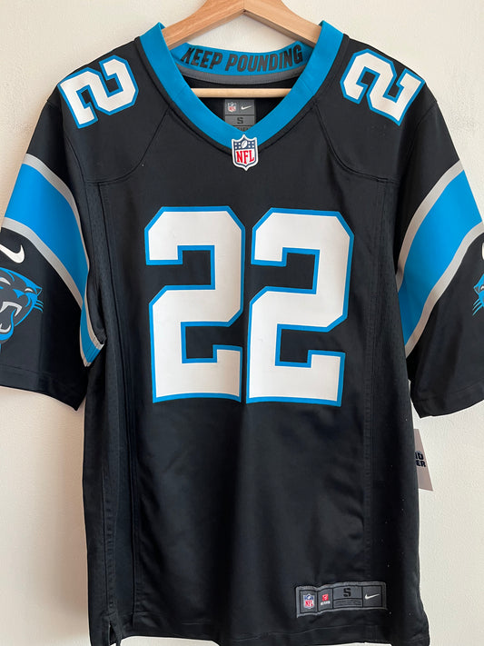 2010s Carolina Panthers Christian McCaffery Nike Home Jersey (S)