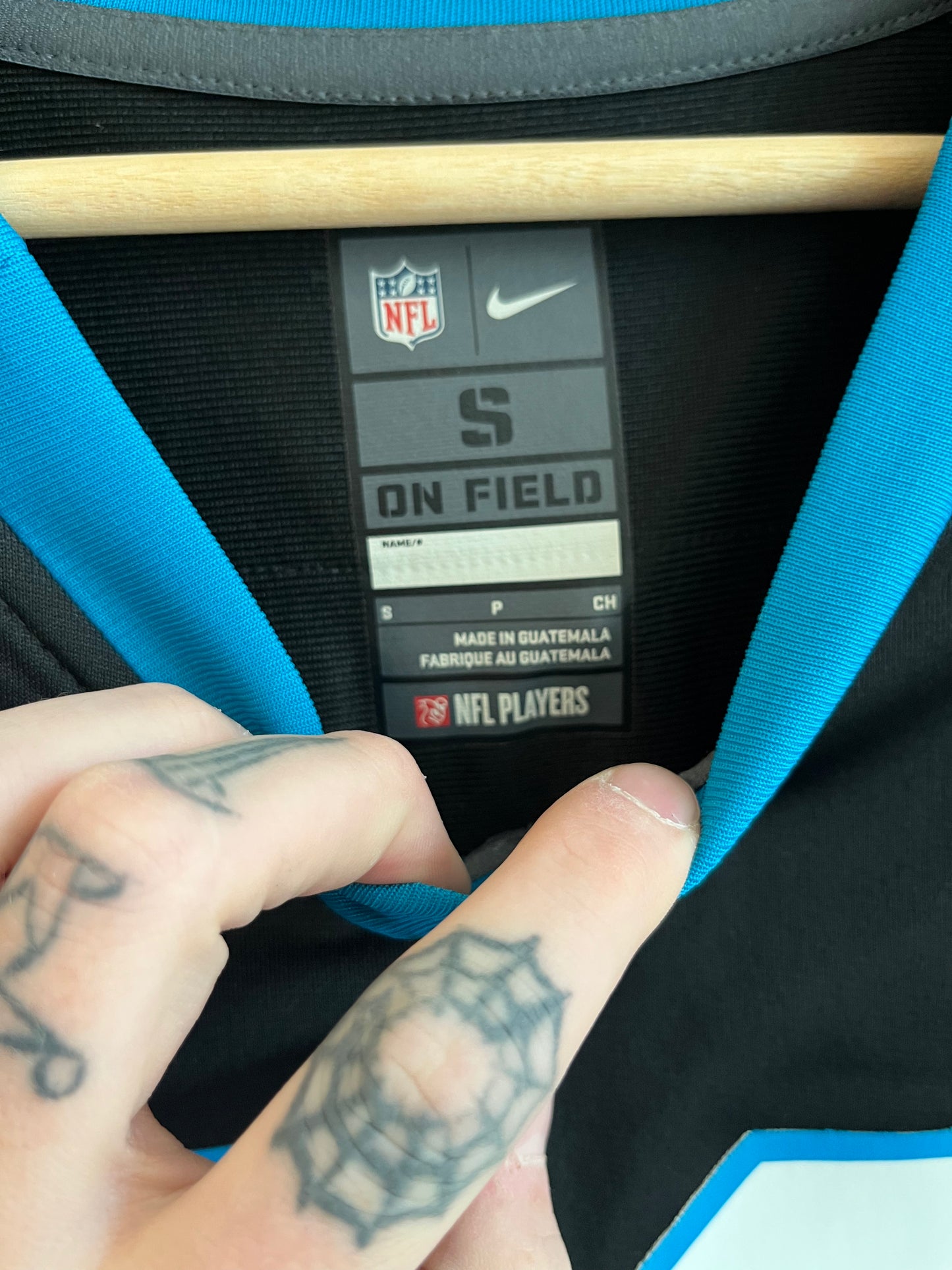 2010s Carolina Panthers Christian McCaffery Nike Home Jersey (S)