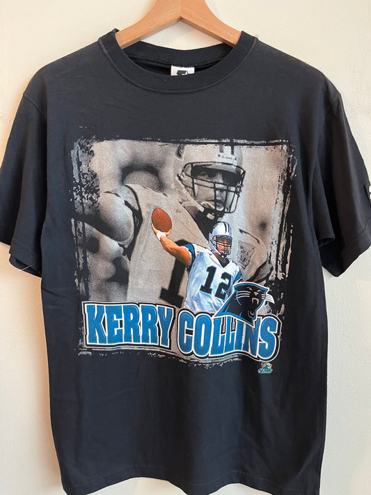 90s Carolina Panthers Kerry Collins Deadstock Starter Tee (Youth L)