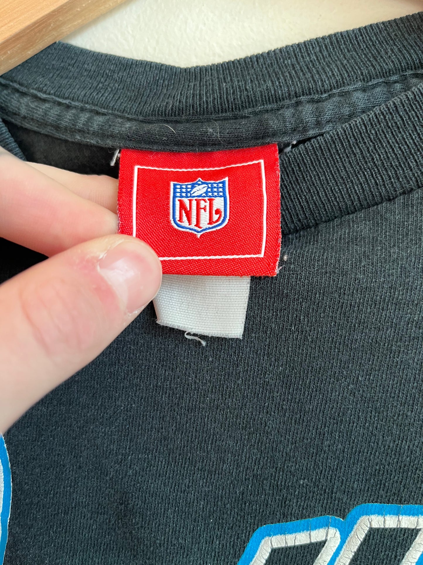 00s Carolina Panthers Long Sleeve NFL Shirt (Youth S)