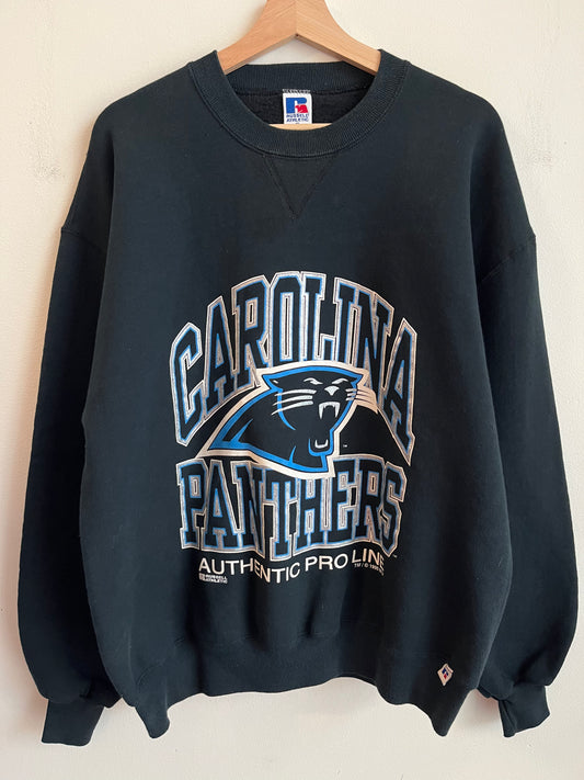 1995 Carolina Panthers Russell Athletics Pro Line Crewneck (XL)