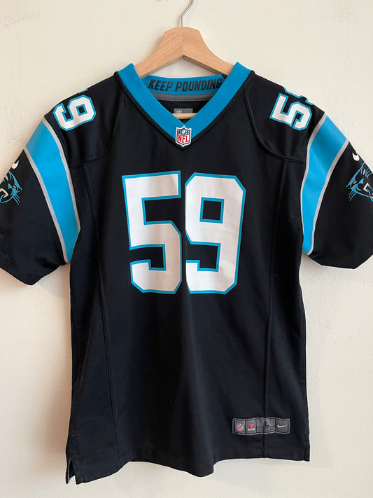 2012 Carolina Panthers Luke Kuechly Nike Home Jersey (Youth L)