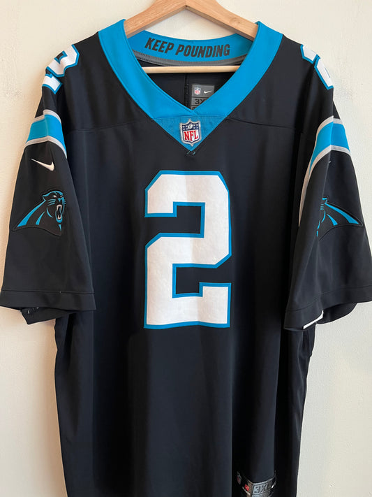 2022 Carolina Panthers DJ Moore Stitched Home Jersey (3XL)