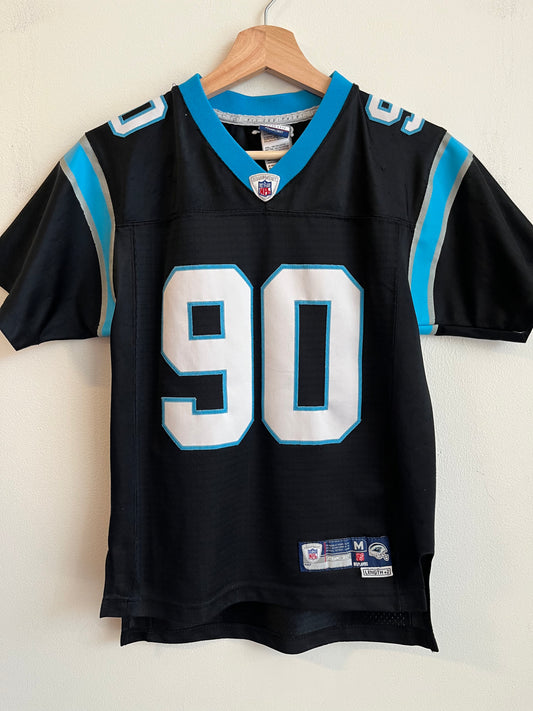 00s Carolina Panthers Julius Peppers Stitched Home Jersey (Youth M)