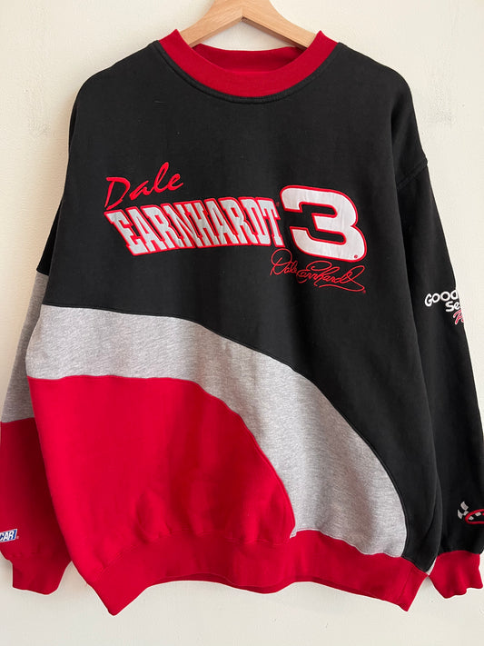 90s Nascar Dale Earnhardt Multi Color Crewneck (L)