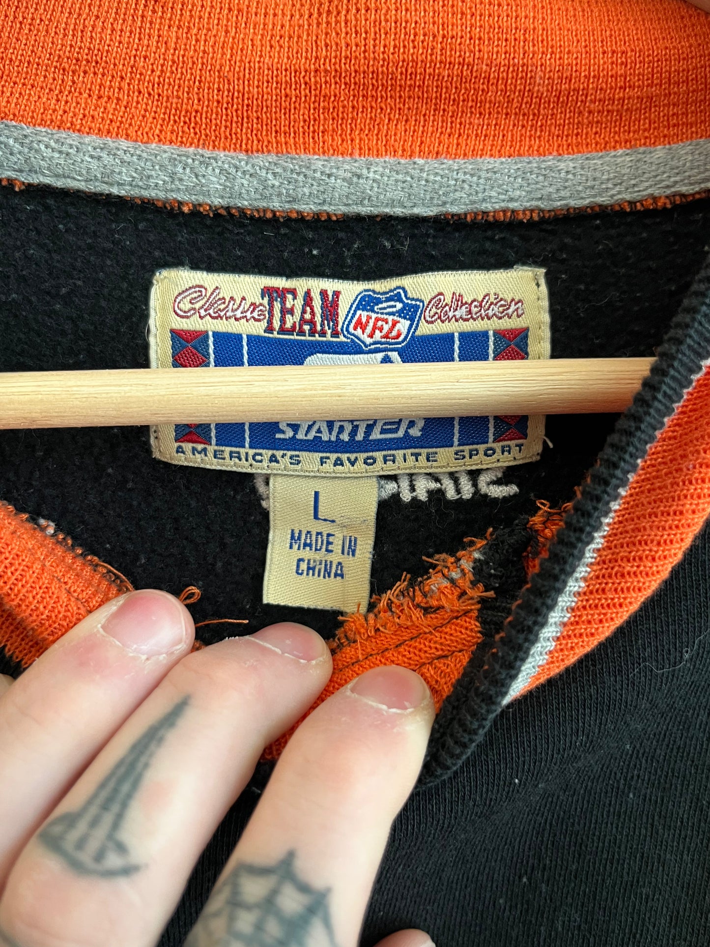 90s Cincinnati Bengals Starter Embroidered Crewneck (L)