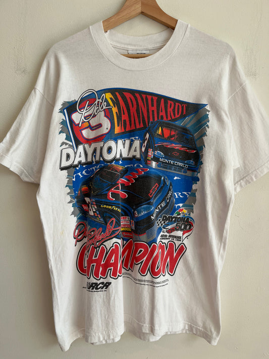1998 Nascar Dale Earnhardt Daytona 500 Champion Tee (L)