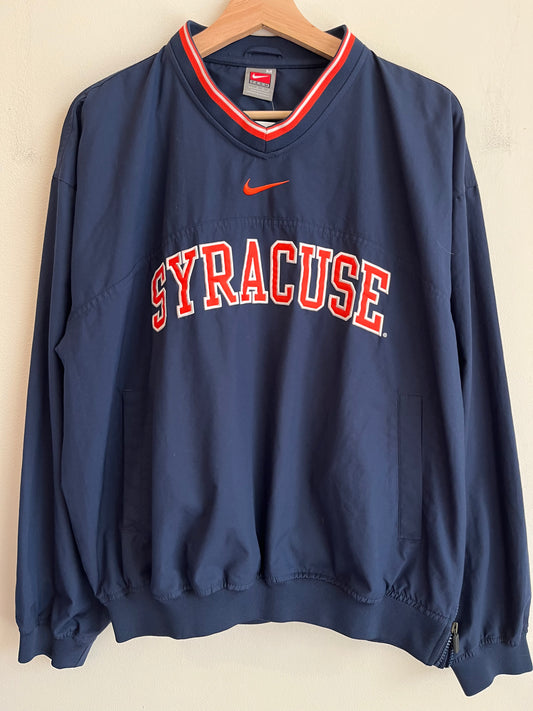 00s Syracuse University Nike Center Swoosh Windbreaker (M)
