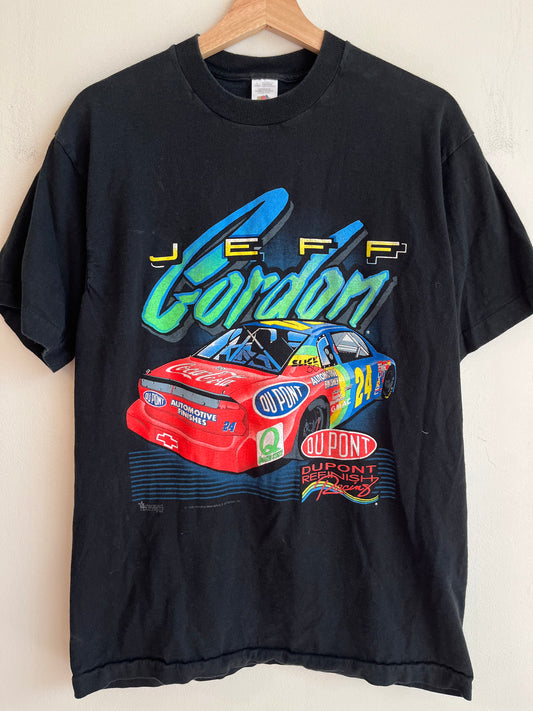 1996 Nascar Jeff Gordon Black Graphic Tee (L)