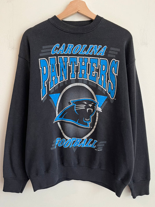 1993 Carolina Panthers Circle Spell Out Crewneck (M)