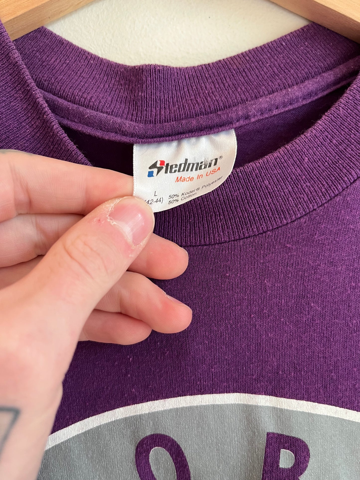 1991 Colorado Rockies Spell Out Tee (L)