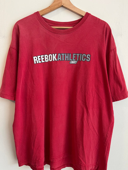 00s Reebok Athletics Red Faded Tee (XL)