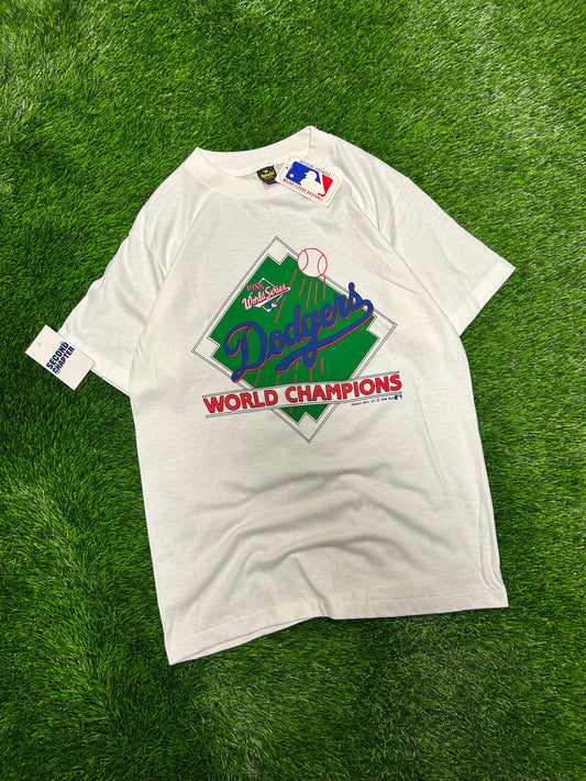 1988 Los Angeles Dodgers World Series Vintage Deadstock MLB Tee (L)