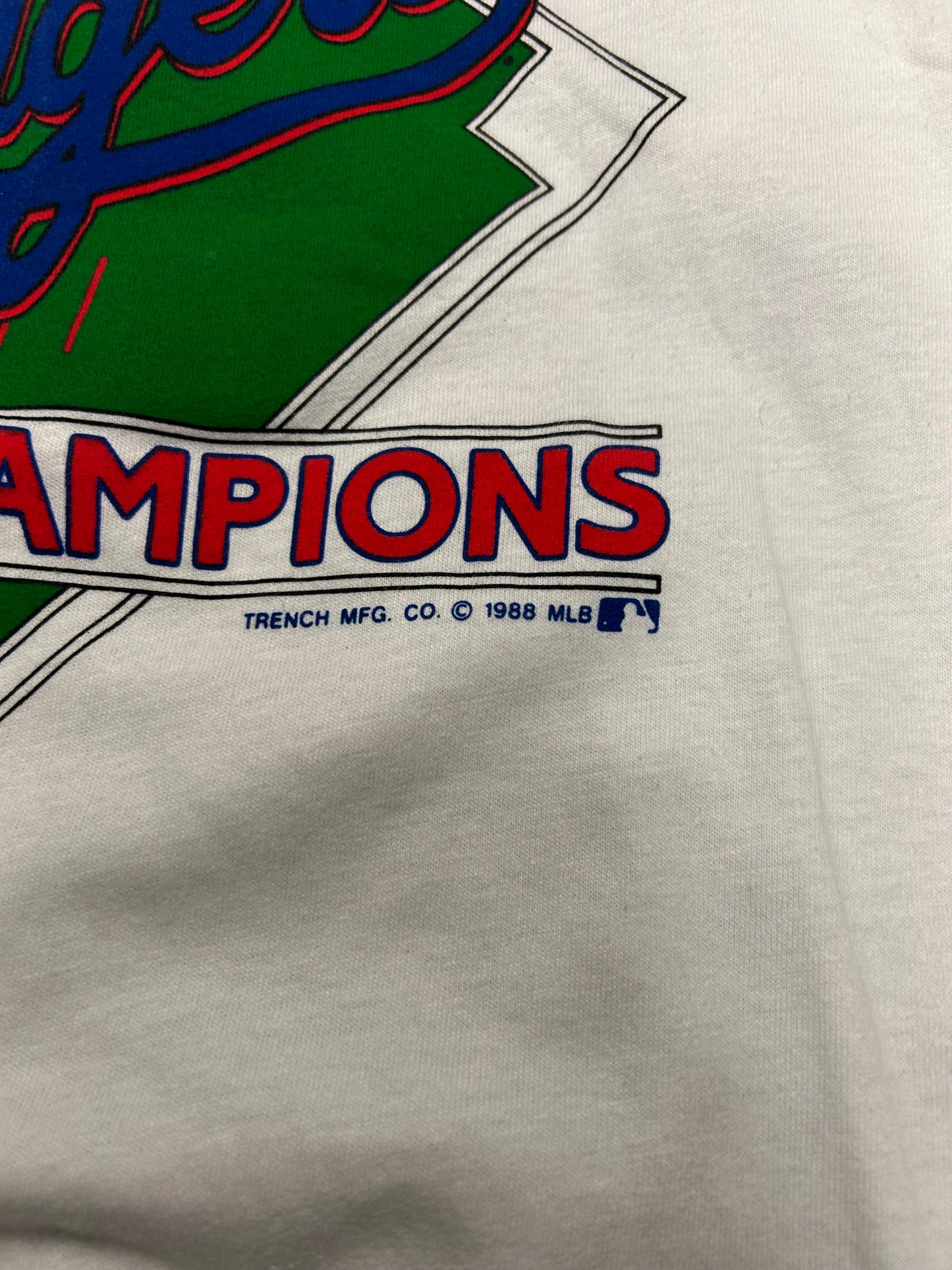1988 Los Angeles Dodgers World Series Vintage Deadstock MLB Tee (L)